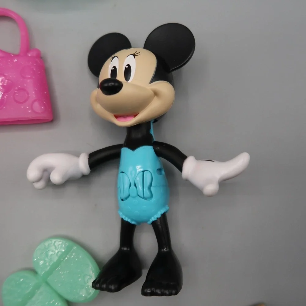 Fisher Price Minnie Mouse‎ & Bowtique Lot Dress Up Figures Snap n Style Clothes